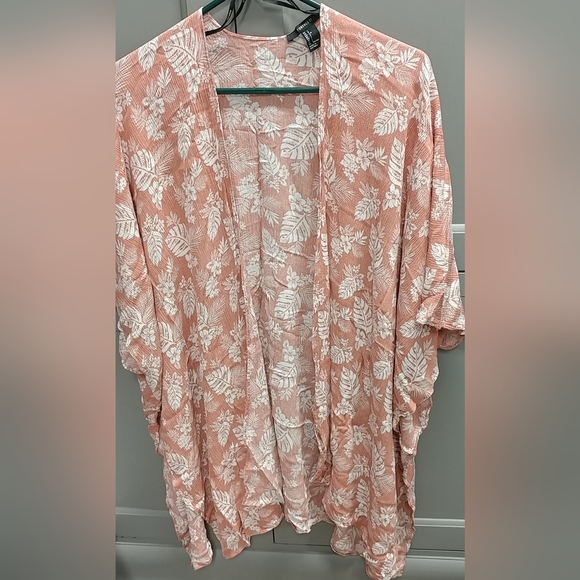 Forever 21 Swim Cover Up Tropical Floral Large - Picture 9 of 11